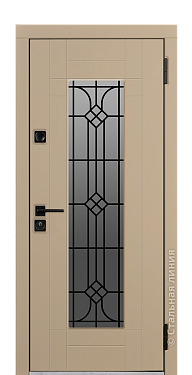 Входная дверь Бенвиль (вид снаружи) - купить в Хасавюрте