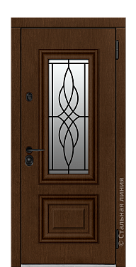 Входная дверь Леандро - вид снаружи Входная дверь Леандро (вид снаружи) - купить в Хасавюрте