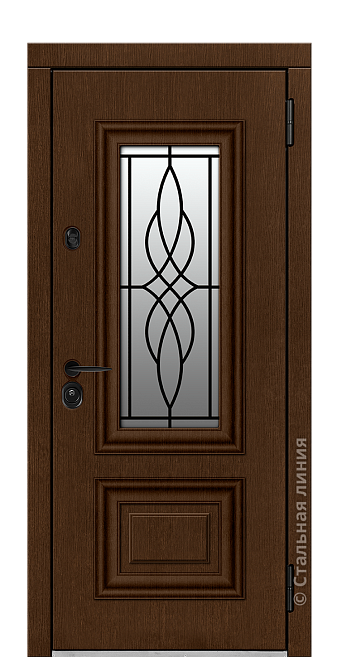 Входная дверь Леандро - вид снаружи Входная дверь Леандро (вид снаружи) - купить в Хасавюрте