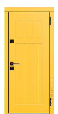 Входная дверь Вестерн (вид снаружи) - купить в Хасавюрте