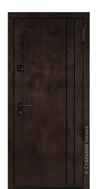 Входная дверь Грэйс (вид снаружи) - купить в Хасавюрте