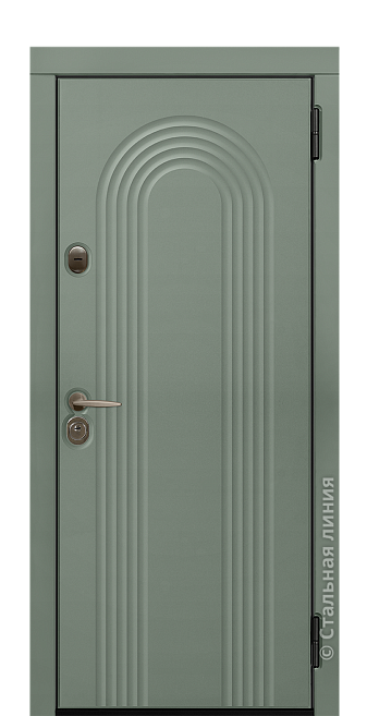 Входная дверь Рифлессо - вид снаружи Входная дверь Рифлессо (вид снаружи) - купить в Хасавюрте