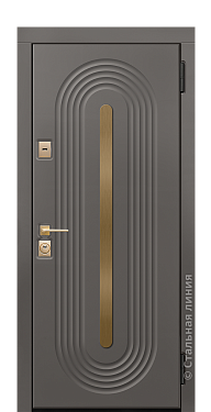 Входная дверь Эрчел - вид снаружи Входная дверь Эрчел (вид снаружи) - купить в Хасавюрте