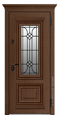 Входная дверь Монтэ - вид снаружи Входная дверь Монтэ (вид снаружи) - купить в Хасавюрте