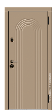 Входная дверь Рифлессо (вид снаружи) - купить в Хасавюрте
