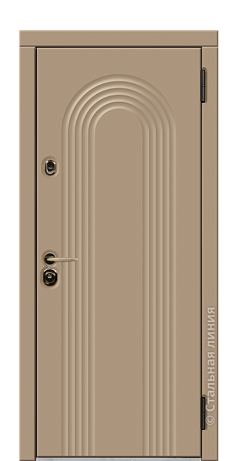 Входная дверь Рифлессо - вид снаружи Входная дверь Рифлессо (вид снаружи) - купить в Хасавюрте